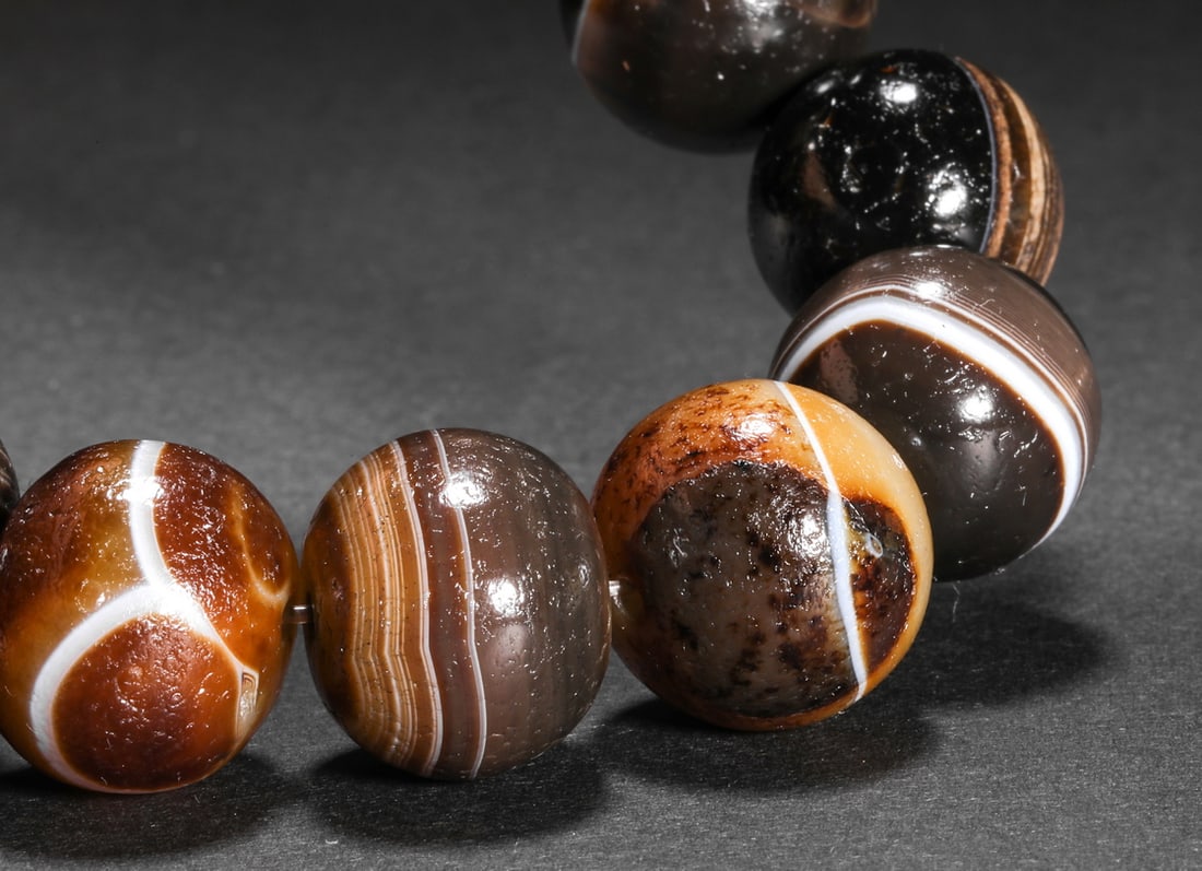 Ming Dynasty agate bracelet - 7