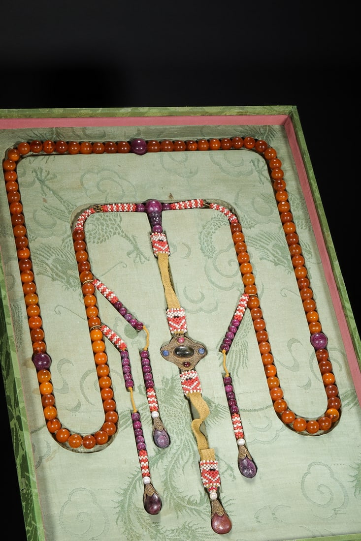 Qing Dynasty beeswax beads - 2