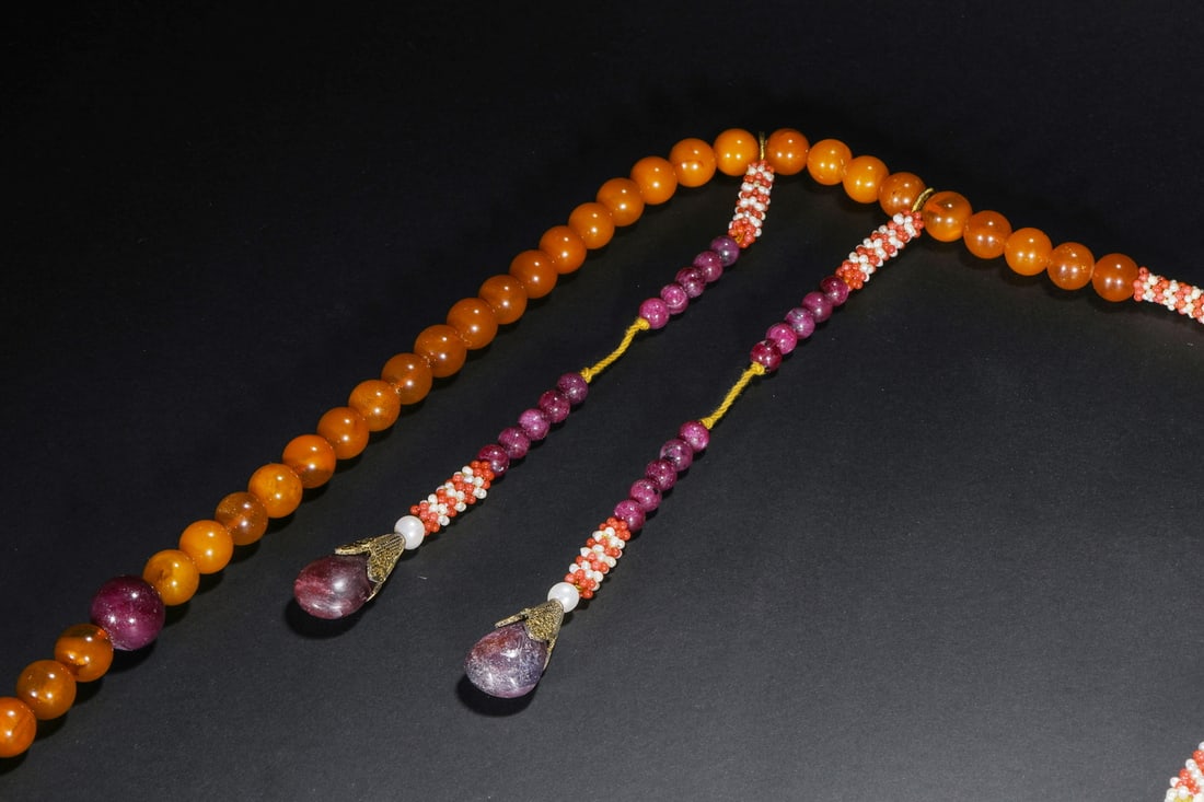 Qing Dynasty beeswax beads - 4