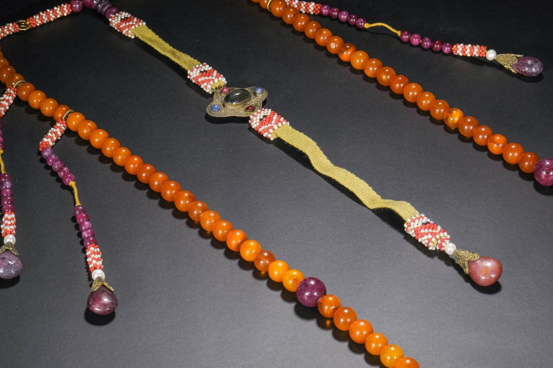 Qing Dynasty beeswax beads - 7