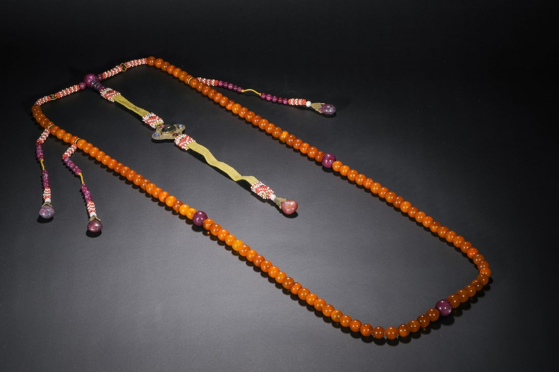 Qing Dynasty beeswax beads - 8