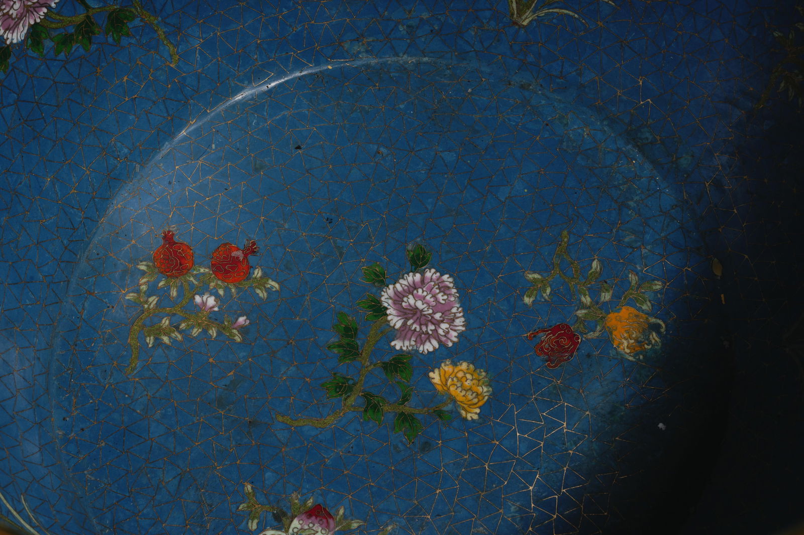 Qing Dynasty cloisonne dragon pattern silk vat - 12