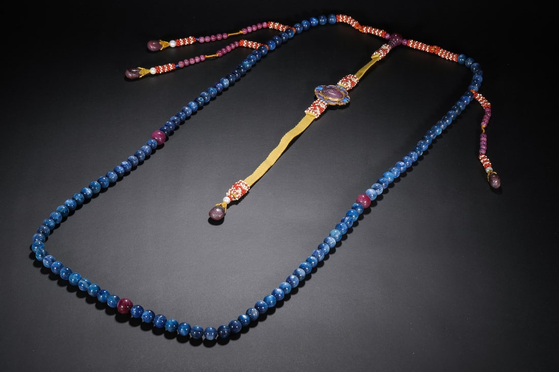 Qing Dynasty lapis lazuli beads - 4