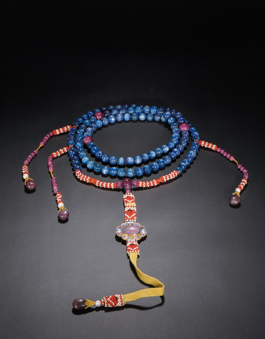 Qing Dynasty lapis lazuli beads - 5