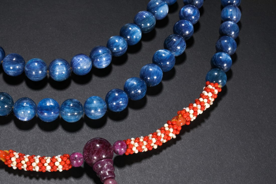 Qing Dynasty lapis lazuli beads - 6