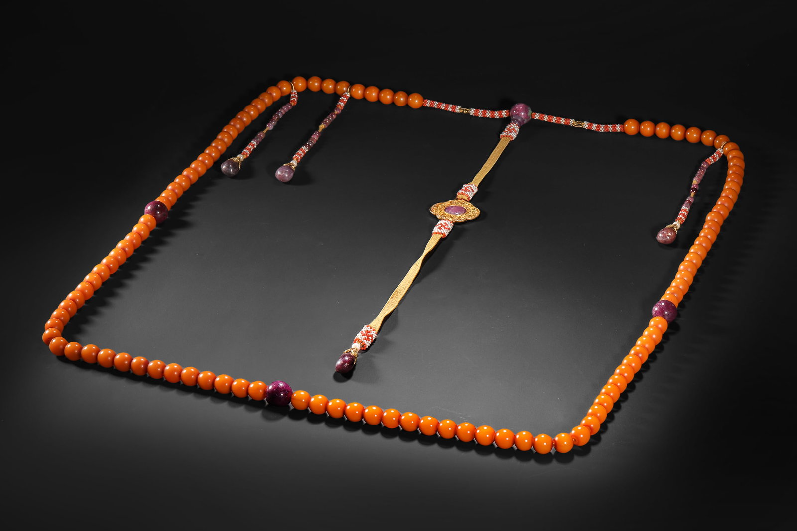 Qing Dynasty Beeswax Rosary Beads - 2