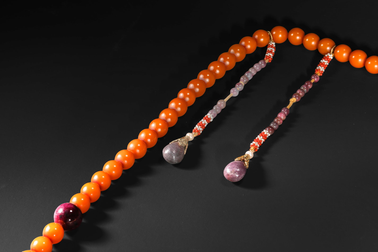 Qing Dynasty Beeswax Rosary Beads - 3