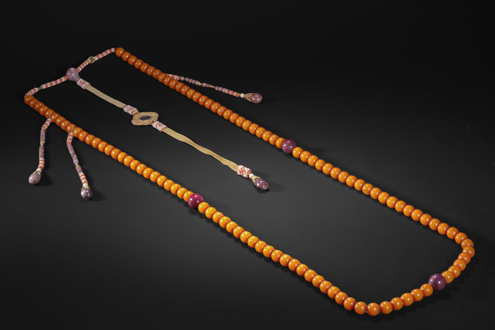 Qing Dynasty Beeswax Rosary Beads - 5