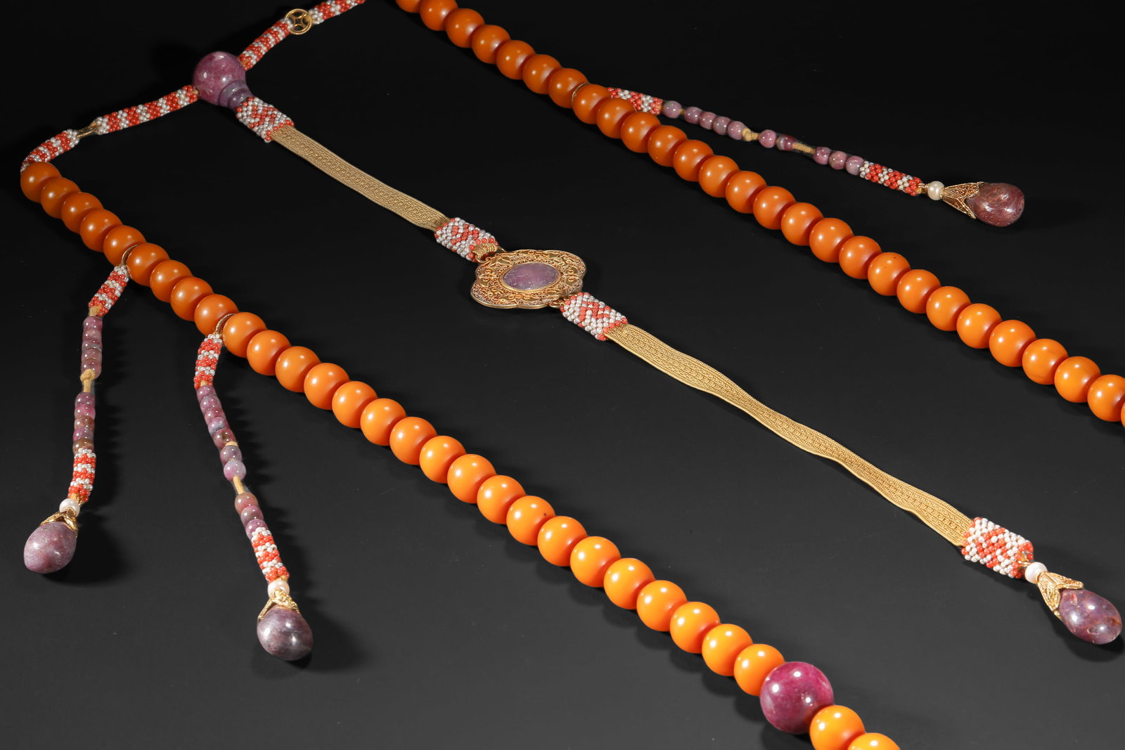 Qing Dynasty Beeswax Rosary Beads - 6