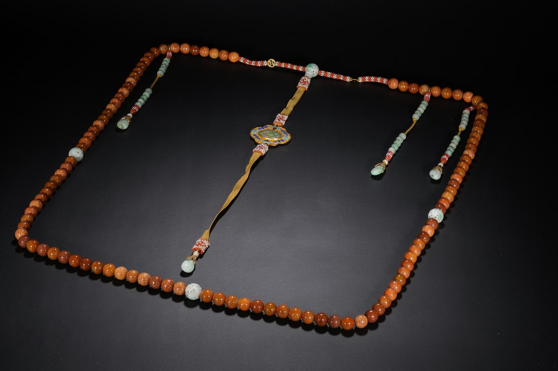 Qing Dynasty beeswax beads - 2