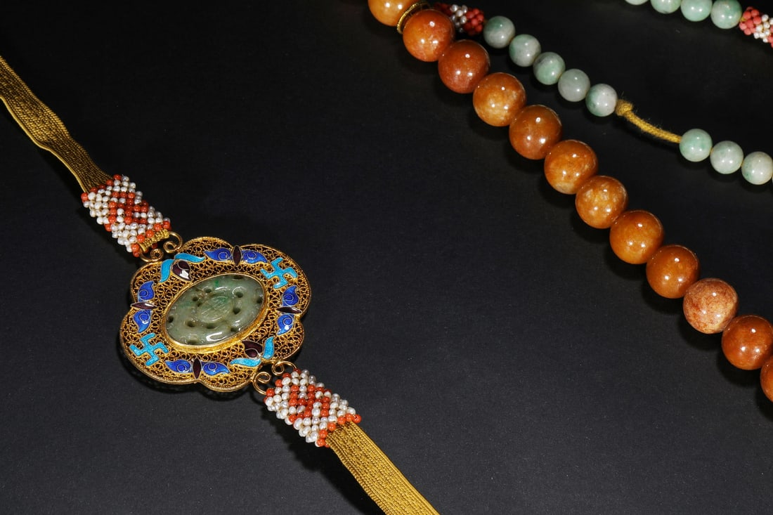 Qing Dynasty beeswax beads - 4