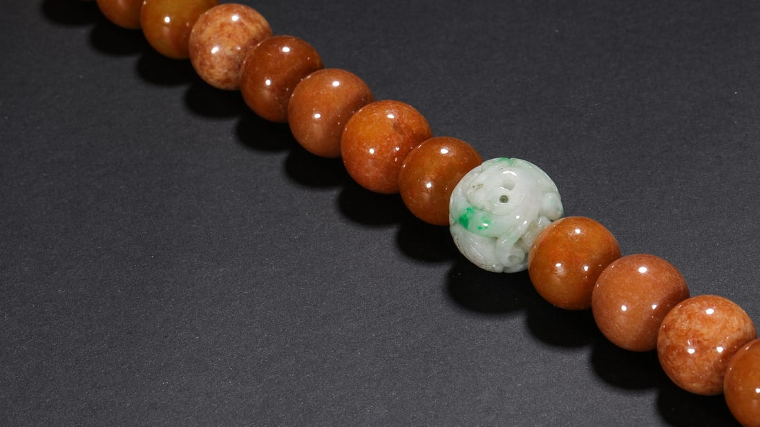 Qing Dynasty beeswax beads - 6
