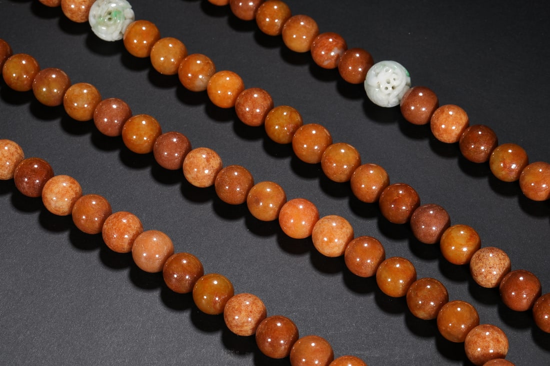 Qing Dynasty beeswax beads - 8