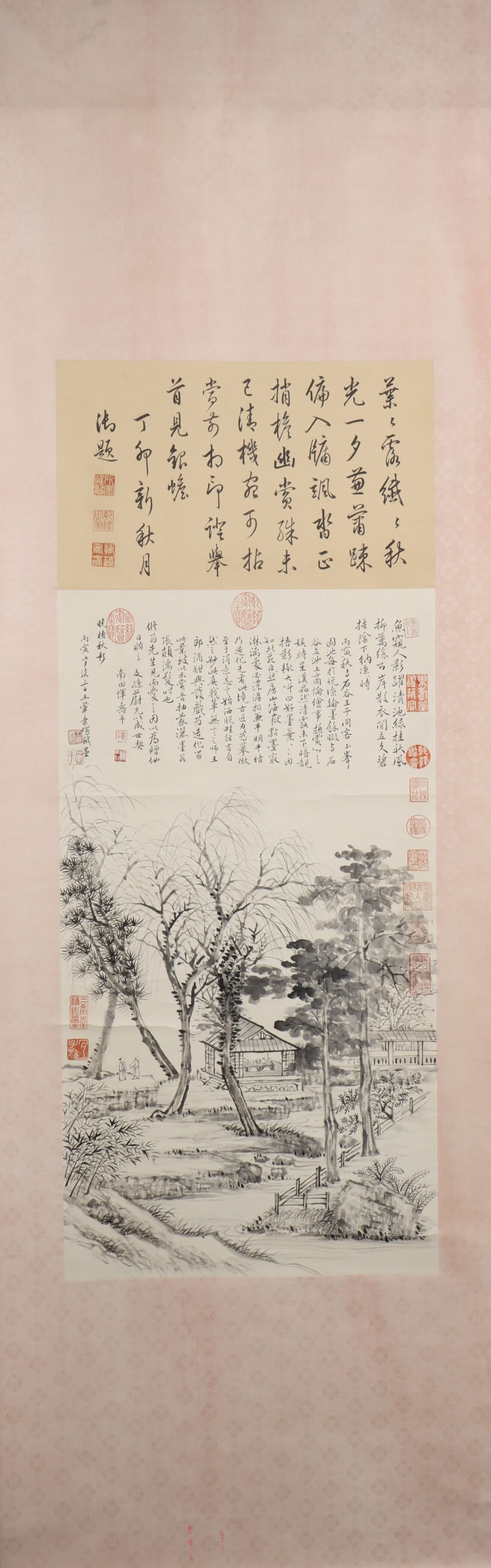 Wang Hui's scenery in Qing Dynasty: Wang Hui's scenery in Qing DynastyL:107cmW:44cm