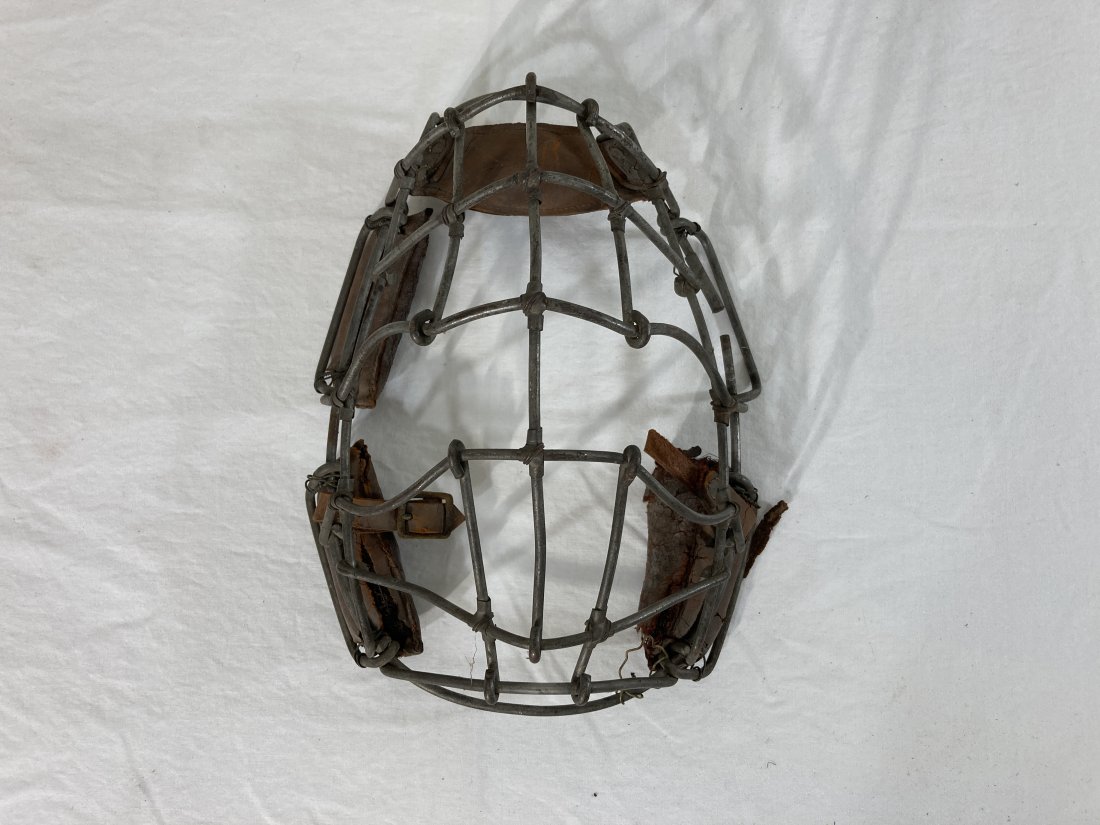 Early Baseball Catcher's Mask Face Shield (1 of 7)