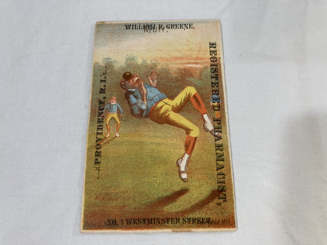 William Green Registered Pharmacist Advertising Business Trade Card (1 of 8)
