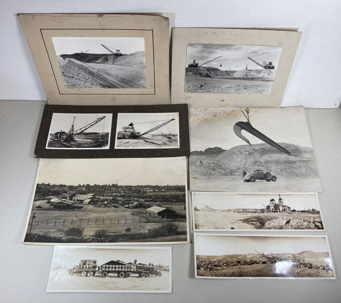 Imperial Valley Colorado River All American Canal Construction Ephemera Lot: This is a wonderful collection of ephemera from the construction of the American Canal. This man made water way supplies water from the Colorado River to the Imperial Valley.