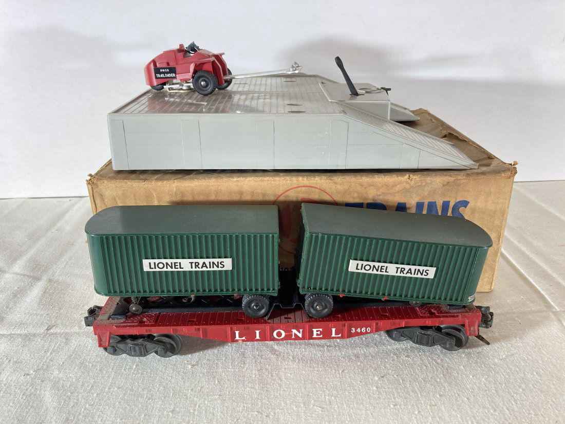 Lionel Electric Toy Trains No. 460 Piggy Back Transportation Set Accessory w/ Box (1 of 5)
