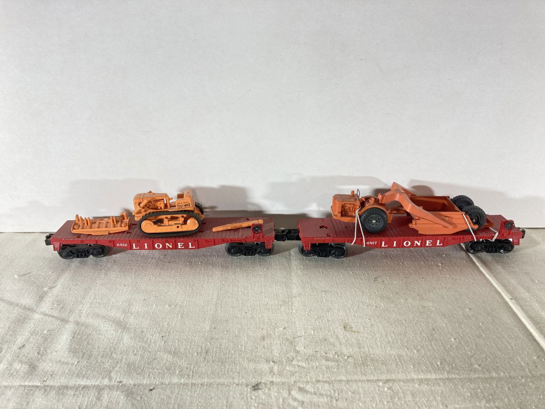Lionel Electric Trains Lot of 2 Construction Cars 6816 6817 (1 of 13)