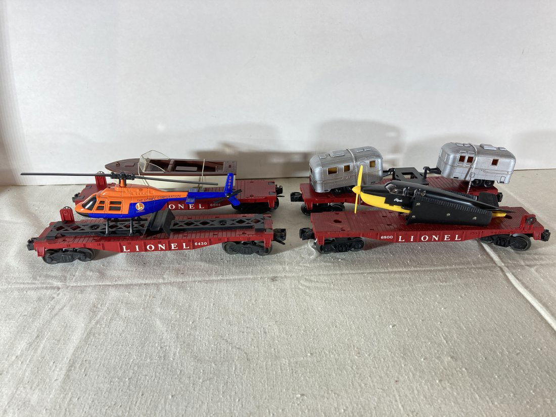 Lionel Electric Trains Lot of 4 Rolling Stock Specialty Vehicle Cars (1 of 10)
