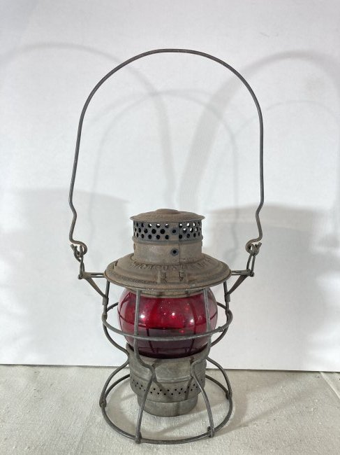 Adams & Westlake Adlake Chicago & Alton Railroad Lantern Lamp Red LIght (1 of 8)