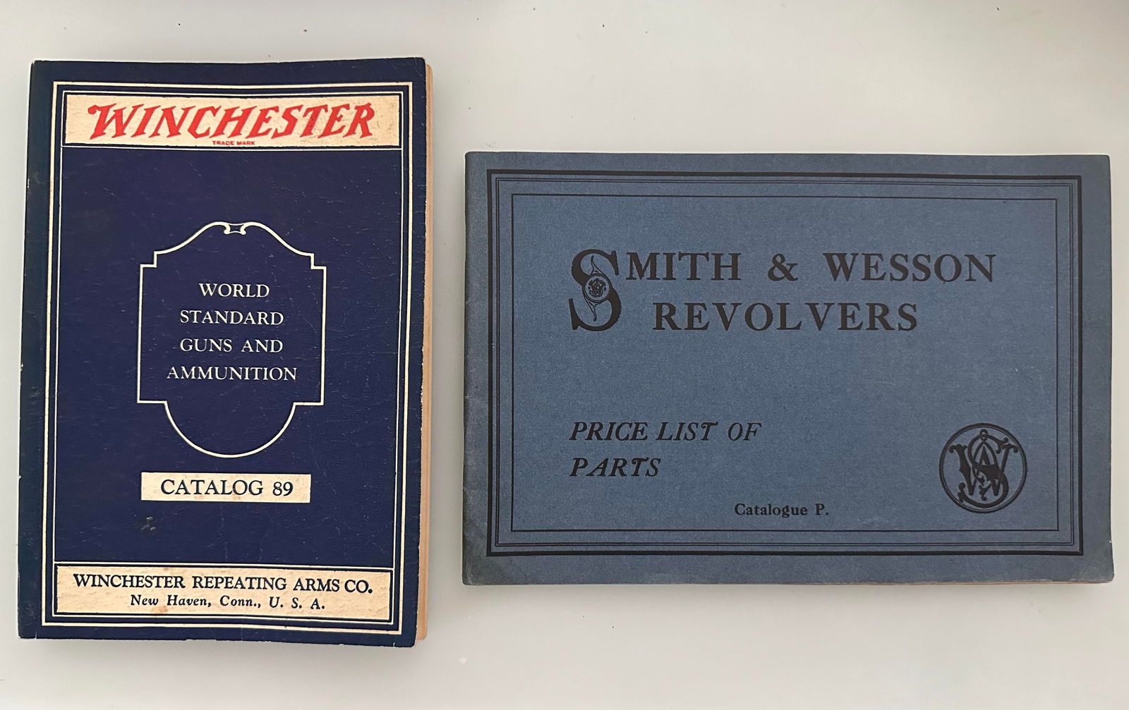 Vintage 1920s 1934 Winchester and Smith Wesson Guns Catalogs (1 of 13)
