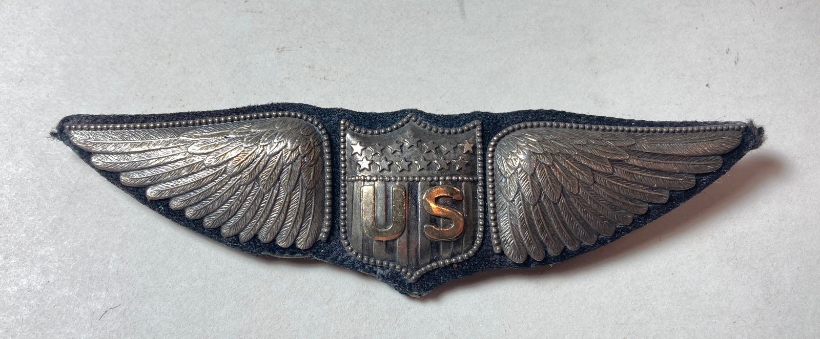 WW1 US Army Air Corps Dallas Style Pilot Wing by Johnson MFG (1 of 8)