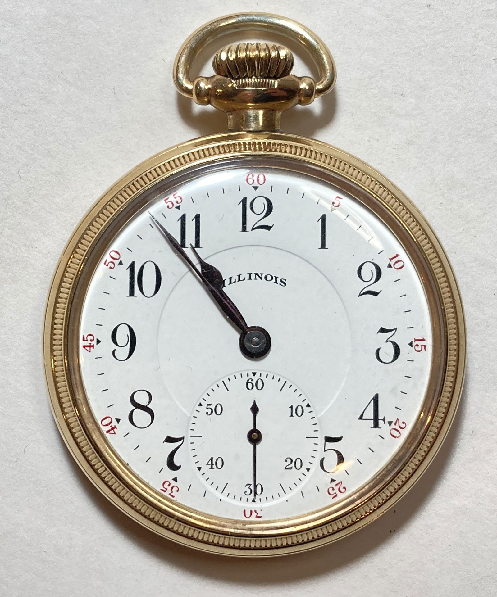 Illinois Watch Co Bunn Special Railroad Pocket Watch (1 of 5)
