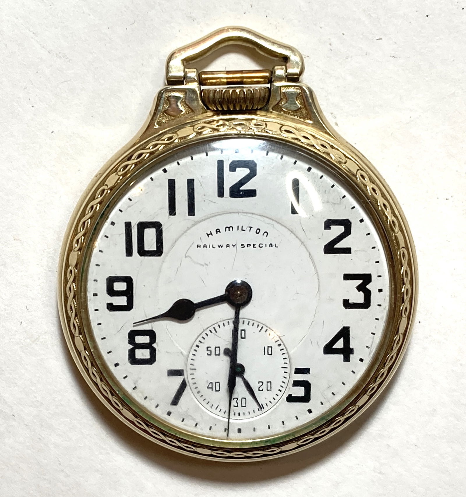 Hamilton Watch Co  Railway Special Railroad Conductor Pocket Watch (1 of 11)