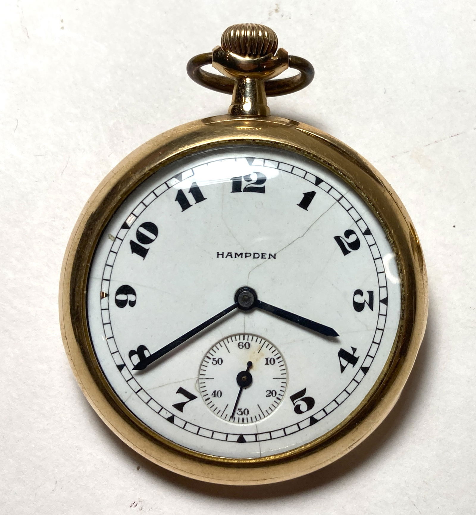 Hampden Watch Co  14kt Gold Pocket Watch (1 of 5)