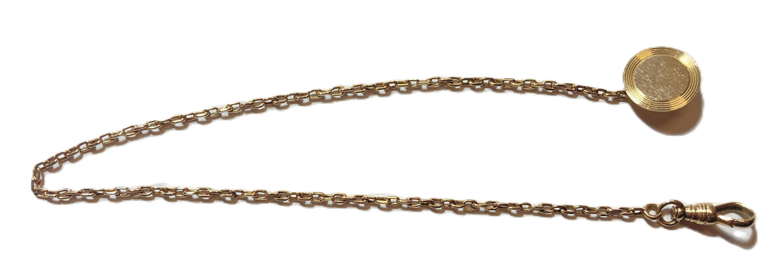14kt Gold Pocket Watch Chain Victorian Era (1 of 7)