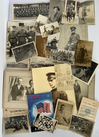 Large Group of Varied Antique and Vintage Military Photos