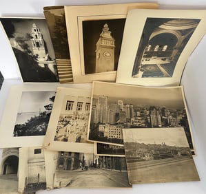 Lot of 12 Antique San Francisco Bay Area Architectural Photos