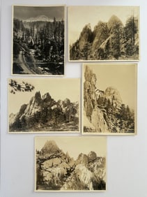 Group of Antique P.J. Standar Castle Crags California Photo Lot