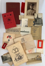WWI 102nd Artillery 26th Div. Ephemera & Our Miracle Battery Mozely Book