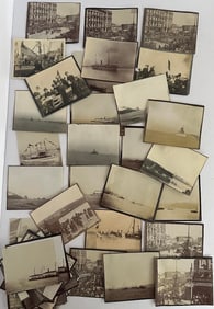 Lot of Antique San Francisco Great White Fleet and Parade Photos