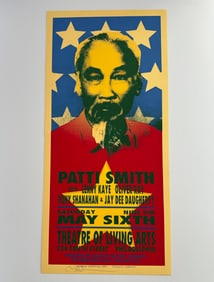 Vintage Patty Smith Philadelphia Signed Mark Arminski Concert Poster
