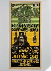 Vintage Afghan Whigs Beck Pontiac Signed by Mark Arminski Concert Poster