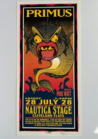 Vintage Primus Nautica Stage Cleveland Signed Arminski Concert Poster