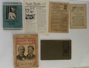 Group of Antique Vintage Socialiat Political Booklets Eugene Debs