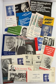 Lot of 1960s Political Campaign Ephemera Goldwater McGovern Lindsay