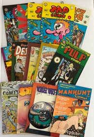 Lot of Vintage Underground Comics R. Crumb Zap Wonder Wart Hog