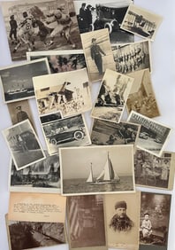 Lot of Antique Vintage UNIQUE Photographs Sports Aviation History