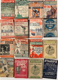 Lot Vintage 1920s 1930s Sports Spalding Guides Almanacs Baseball Olympics