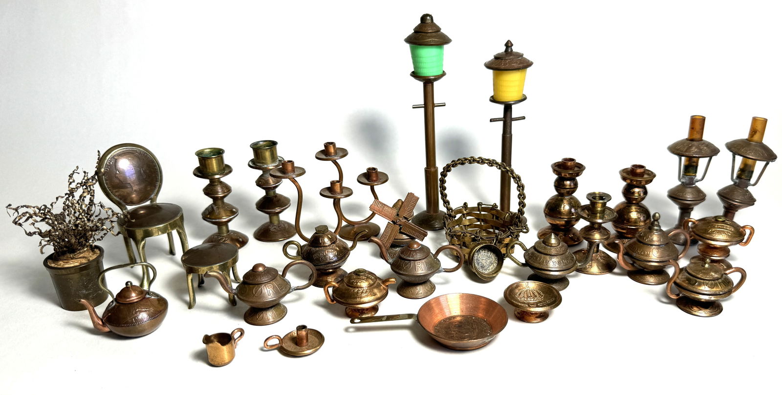 Miniature Doll House Accessories & Furniture Made From Coins (1 of 4)