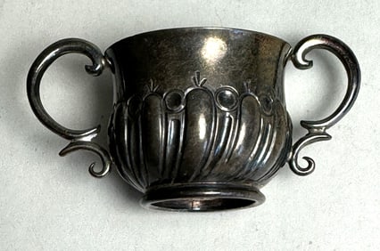 Vintage Silver Doll House Miniature Bowl By Howard & Co