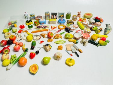 Vintage Dollhouse Miniature Cooking Kitchen Food Accessories