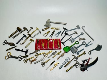 Vintage Miniature Hand Tool Charms Totems