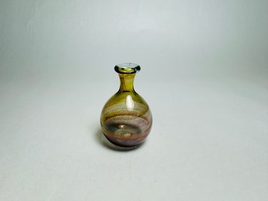 Vintage Dollhouse Miniature Art Glass Vase