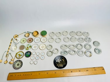 Vintage Dollhouse Miniature Mixed Accessories Plates & Dishes